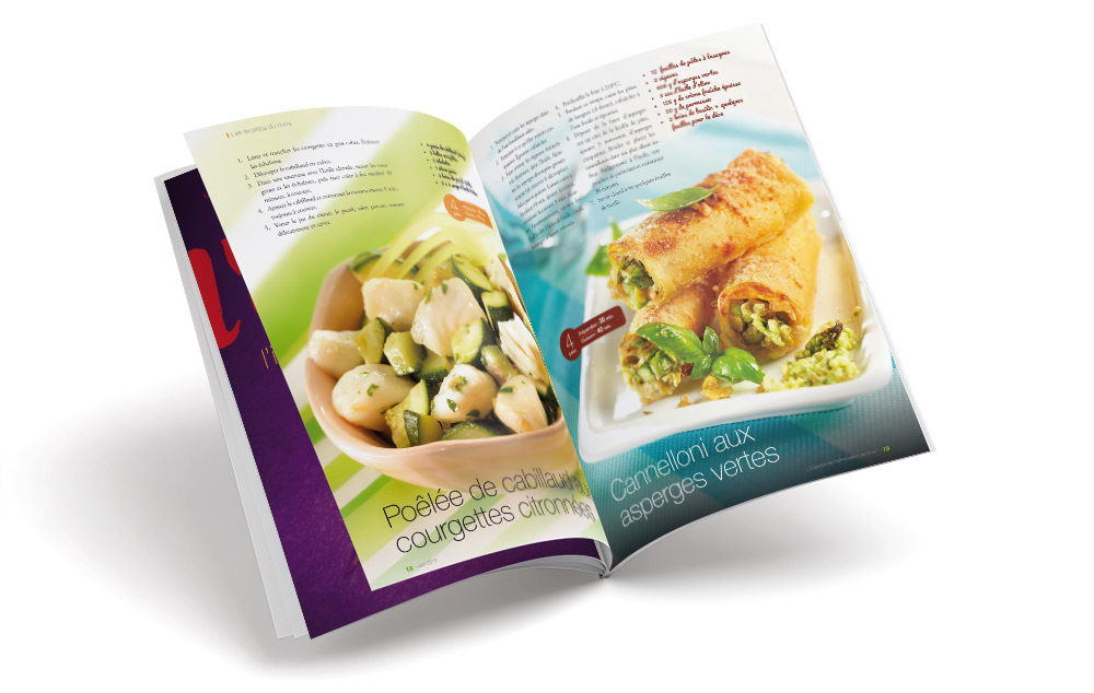 Vue intérieure du magazine