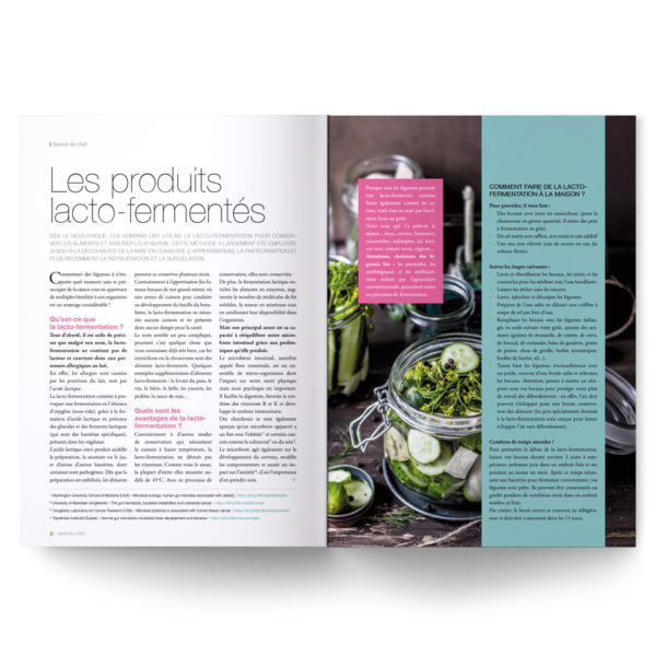 Alimentation Positive – numéro de septembre du magazine