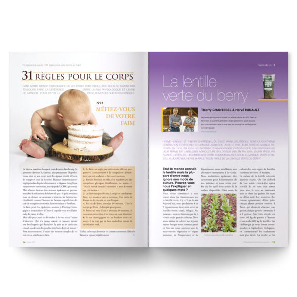 Magazine spécial lentilles : cuisson, recettes, bienfaits nutritionnels...