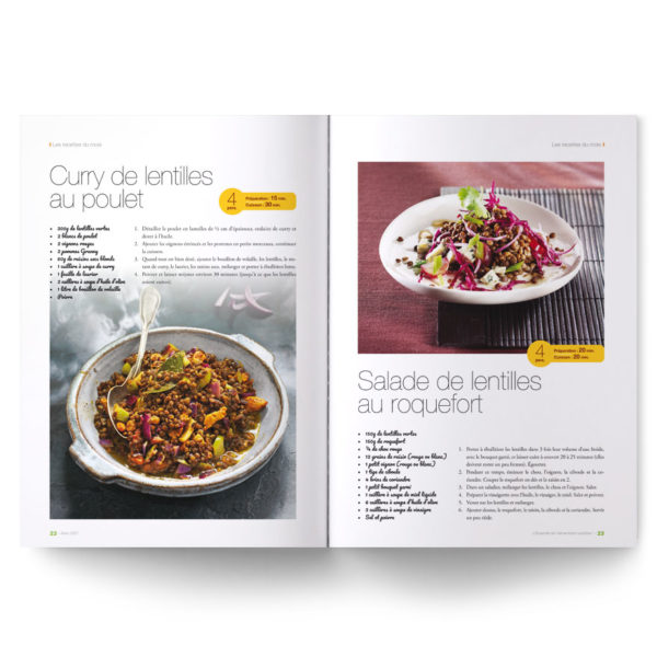 Magazine spécial lentilles : cuisson, recettes, bienfaits nutritionnels...